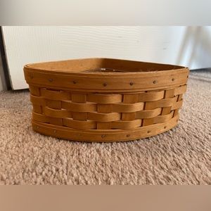 Longaberger small corner basket
